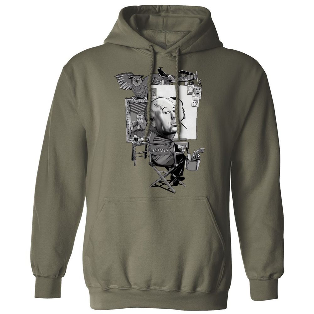 Classic Unisex Hoodie - Q36LT1MZ - Military Green - 4