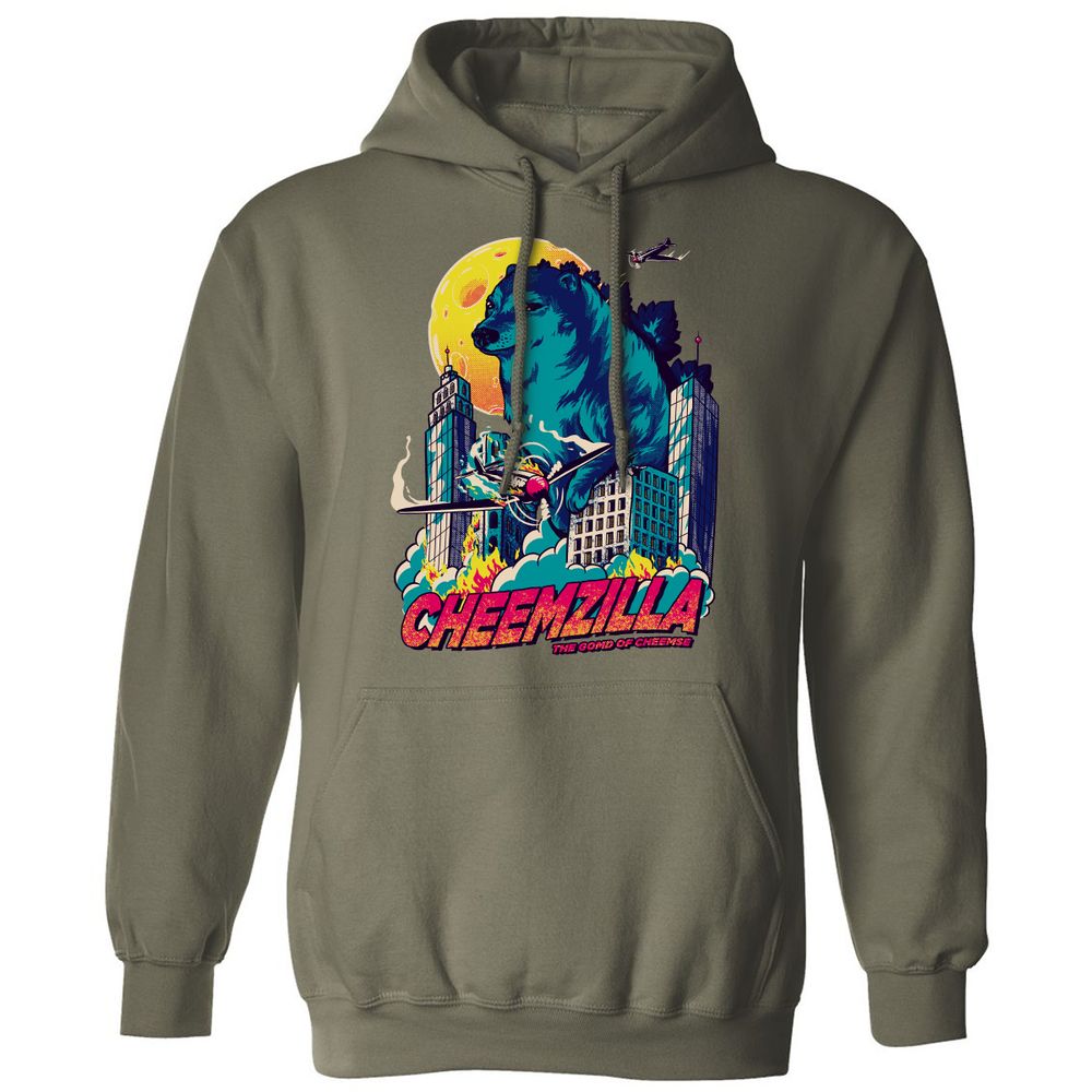 Classic Unisex Hoodie - ZLFN8QS2 - Military Green - 4