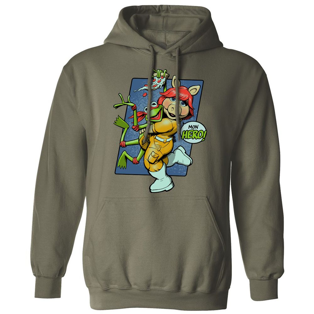 Classic Unisex Hoodie - P6D39PWA - Military Green - 4