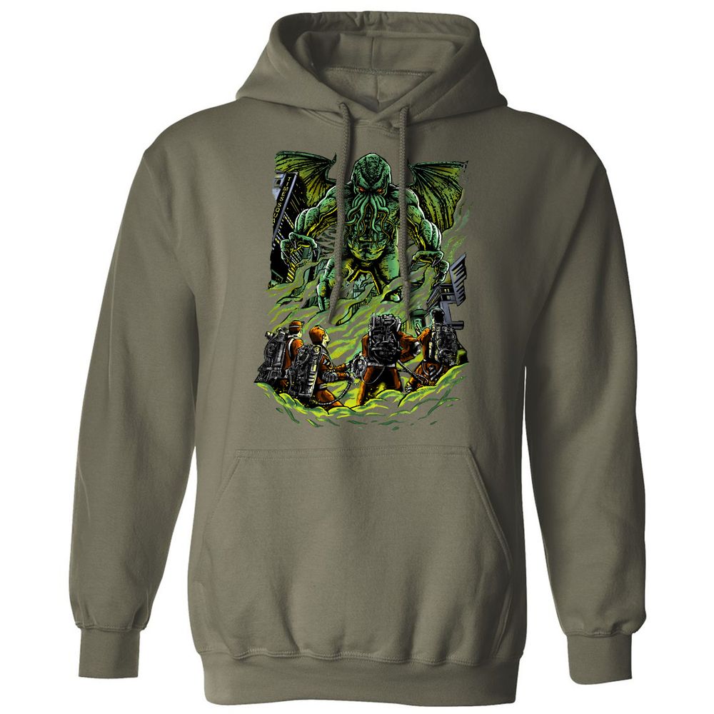 Classic Unisex Hoodie - MQLS7QSJ - Military Green - 4