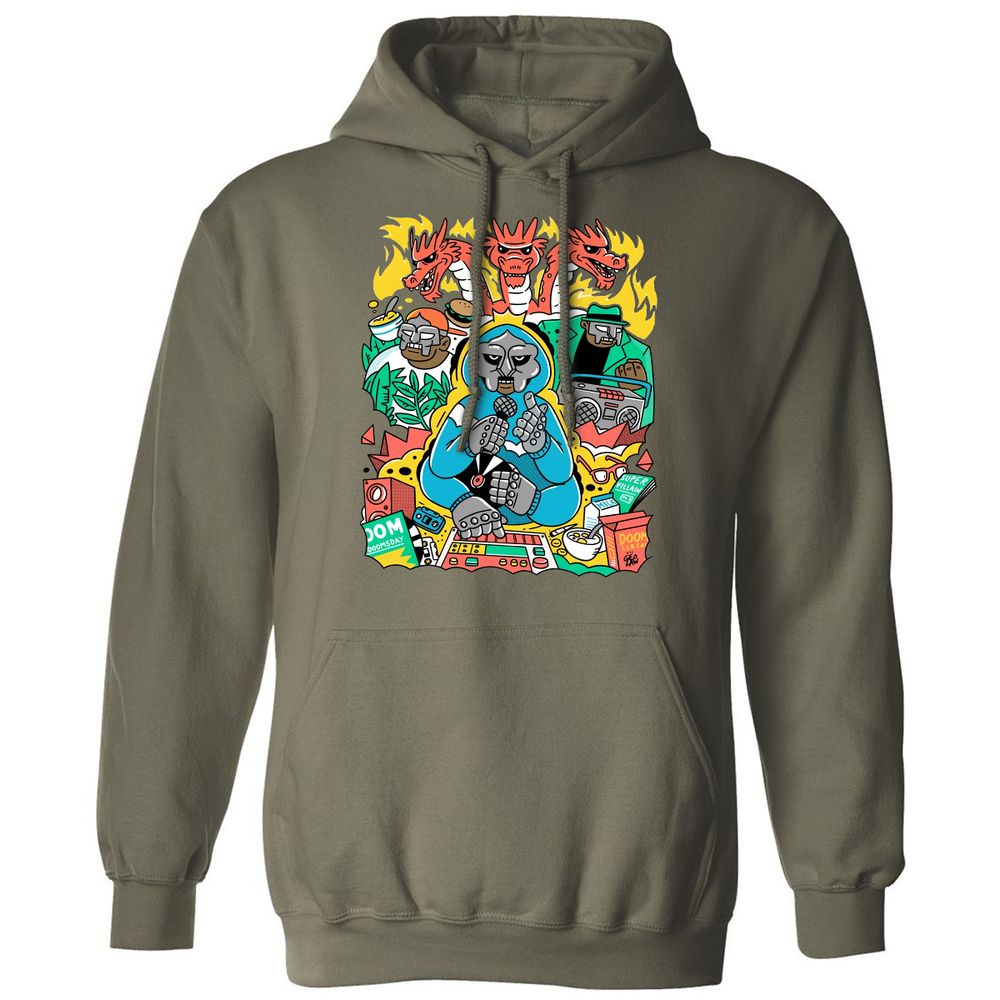 Classic Unisex Hoodie - SCJU2ZYS - Military Green - 4