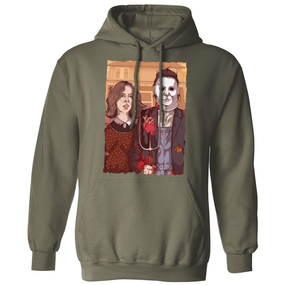 Classic Unisex Hoodie - M1XQ14JD - Military Green - 4