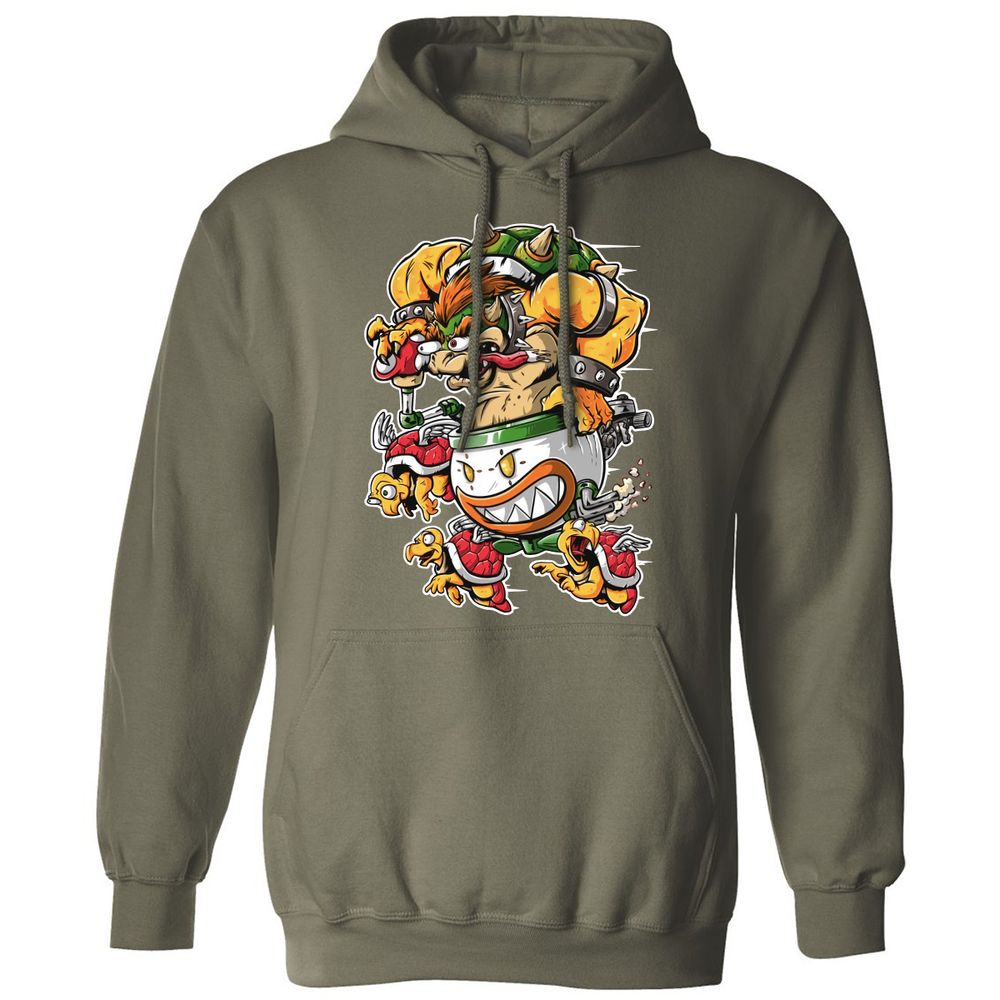 Classic Unisex Hoodie - Z3ELBDFN - Military Green - 4