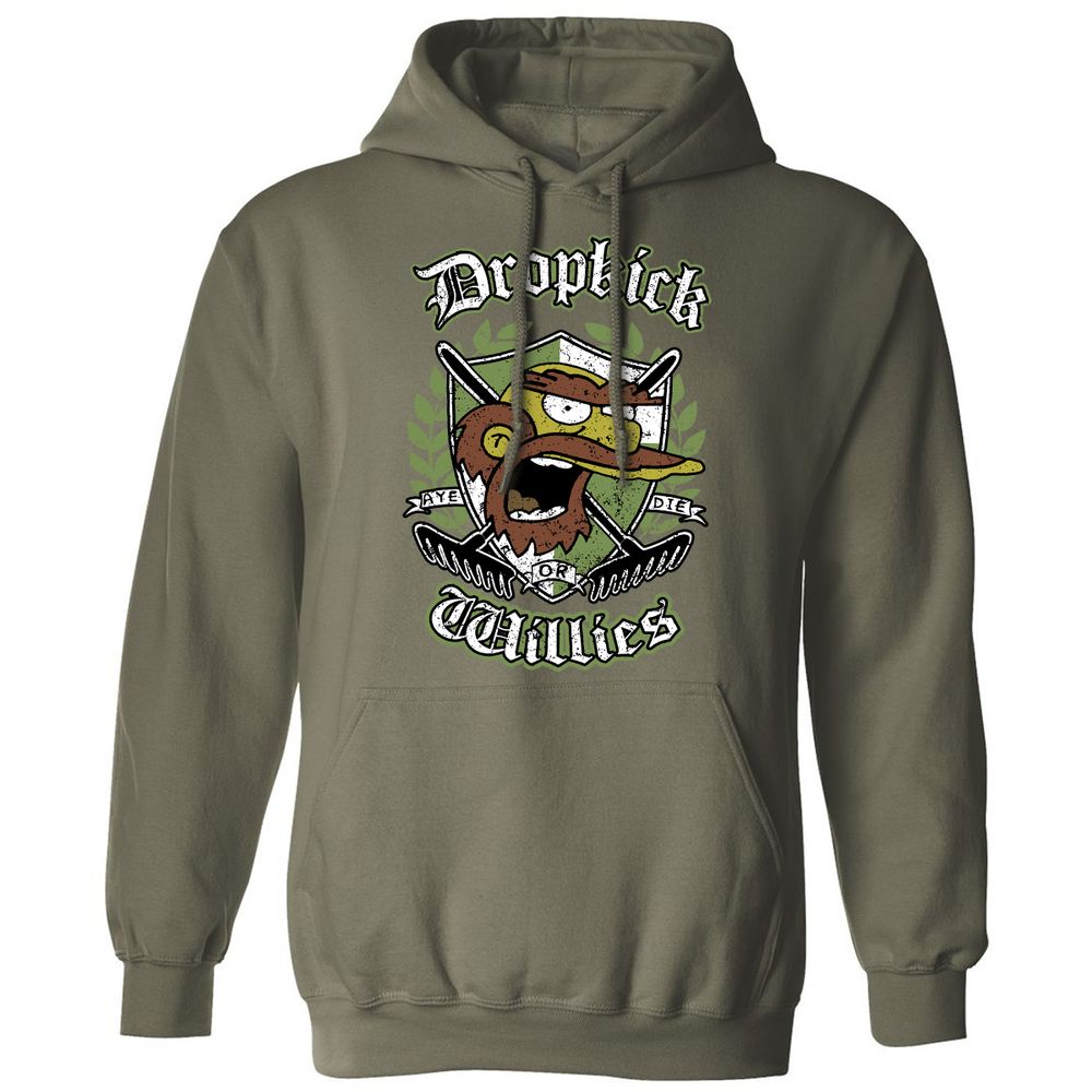 Classic Unisex Hoodie - QVBBSYV9 - Military Green - 4