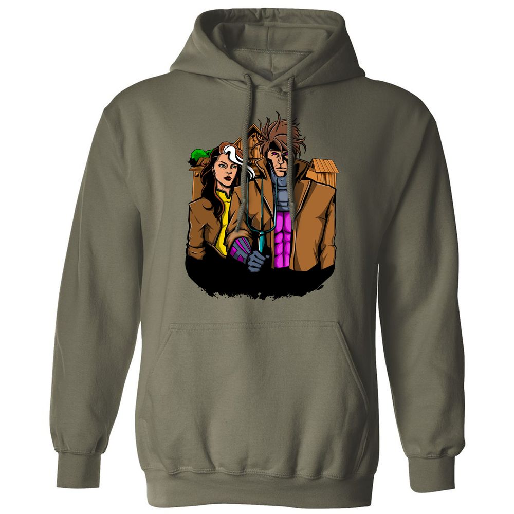 Classic Unisex Hoodie - 67VJ3GJ1 - Military Green - 4