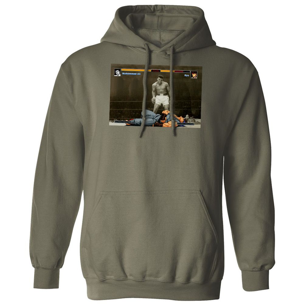 Classic Unisex Hoodie - DR2U4Q7Y - Military Green - 4