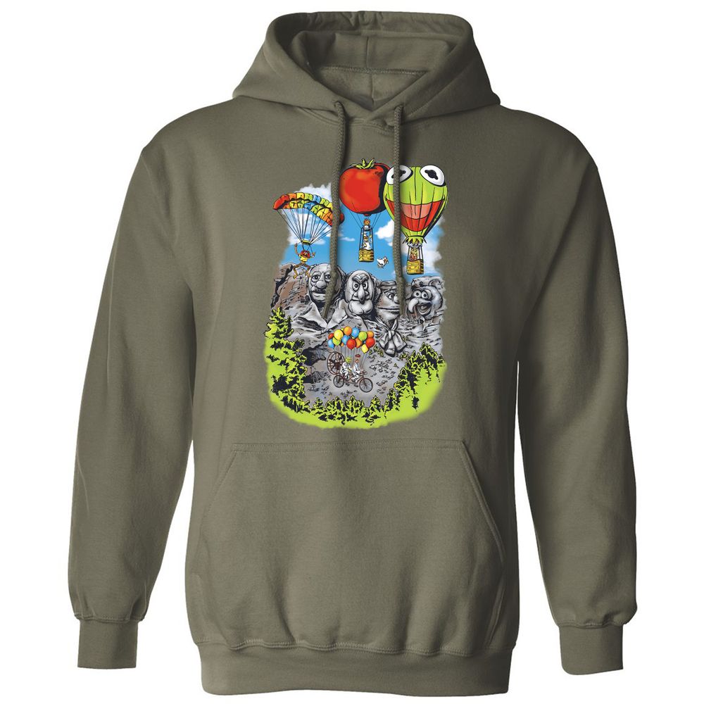 Classic Unisex Hoodie - UUNTTSEL - Military Green - 4
