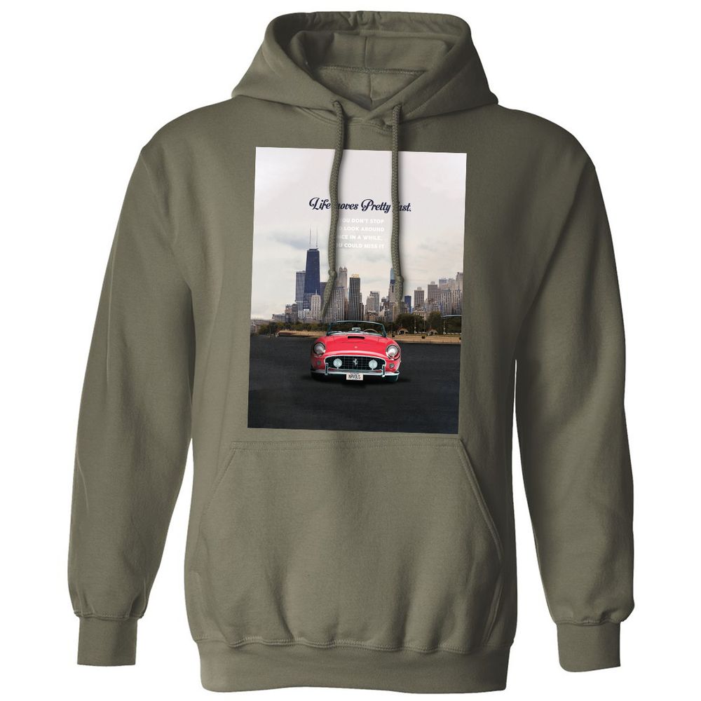 Classic Unisex Hoodie - M1233166 - Military Green - 4