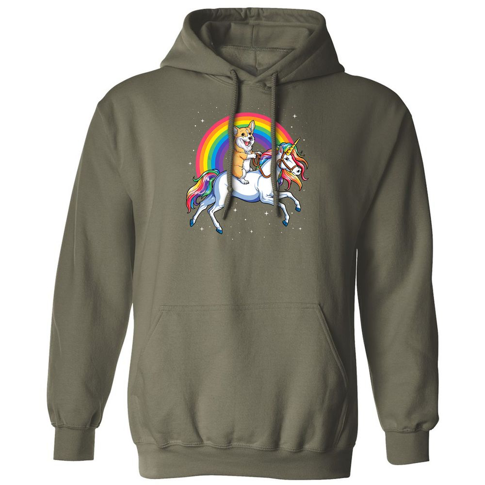 Classic Unisex Hoodie - F6YJHB78 - Military Green - 4