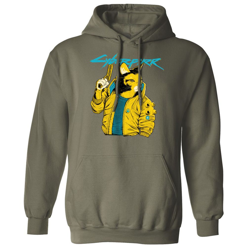 Classic Unisex Hoodie - B8P8H5Y9 - Military Green - 4