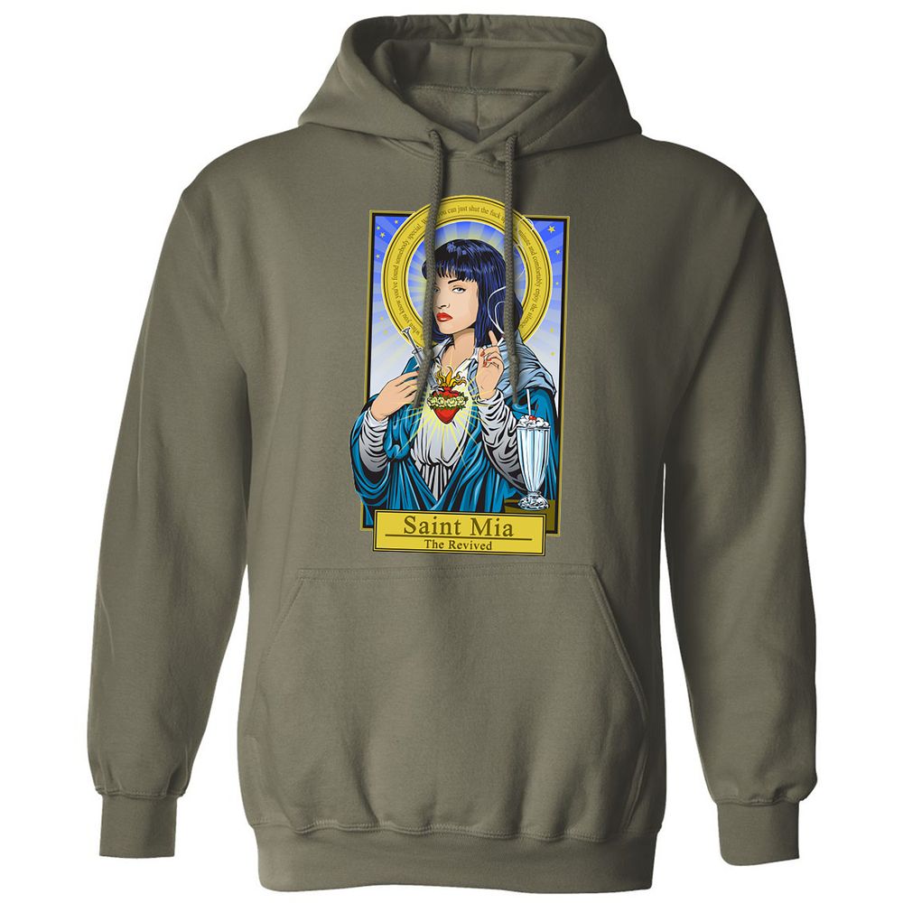 Classic Unisex Hoodie - HZ94YMKU - Military Green - 4