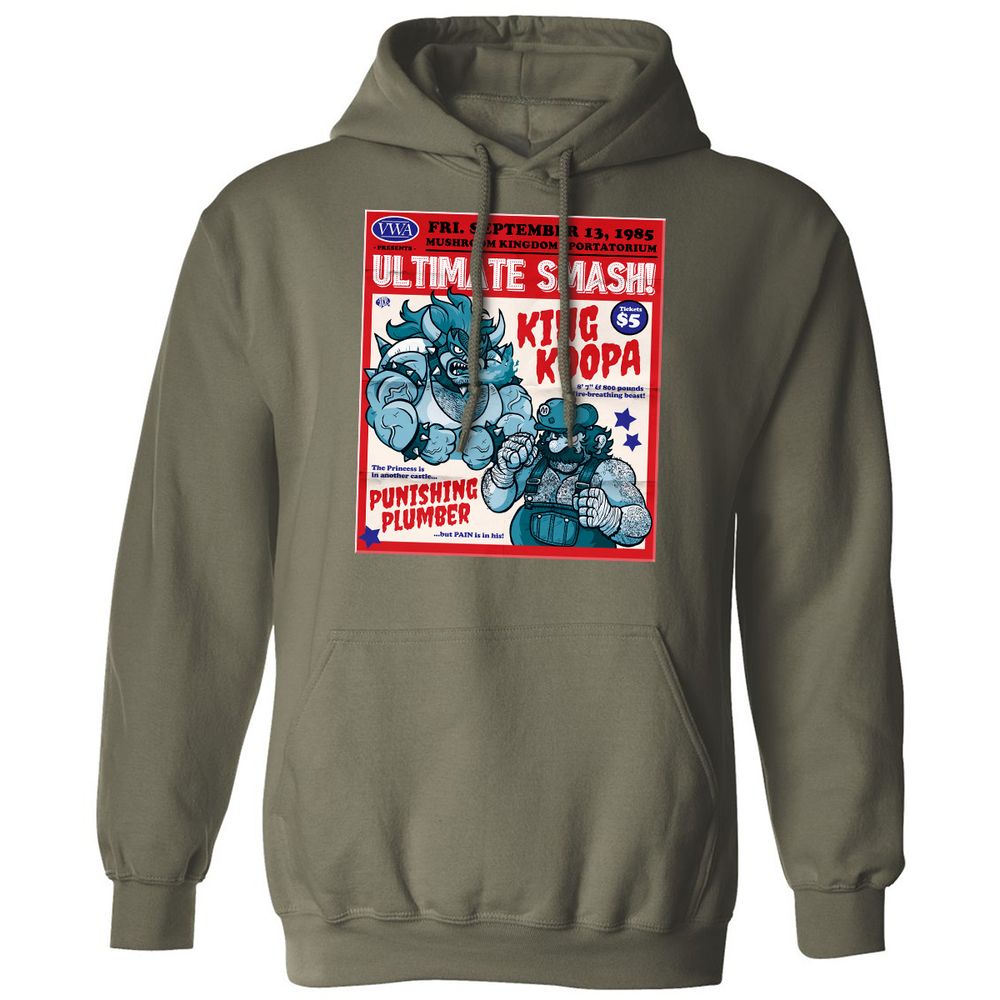 Classic Unisex Hoodie - QM446N3T - Military Green - 4