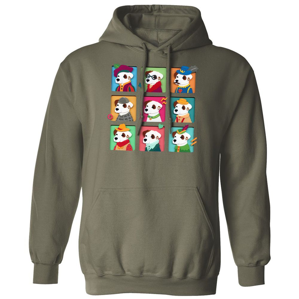 Classic Unisex Hoodie - UVN6VFM5 - Military Green - 4