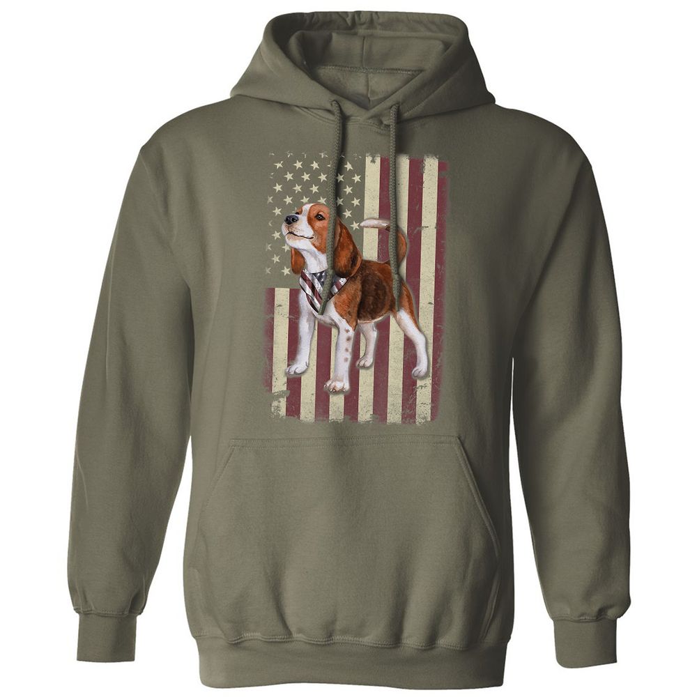 Classic Unisex Hoodie - N8SG3RH6 - Military Green - 4