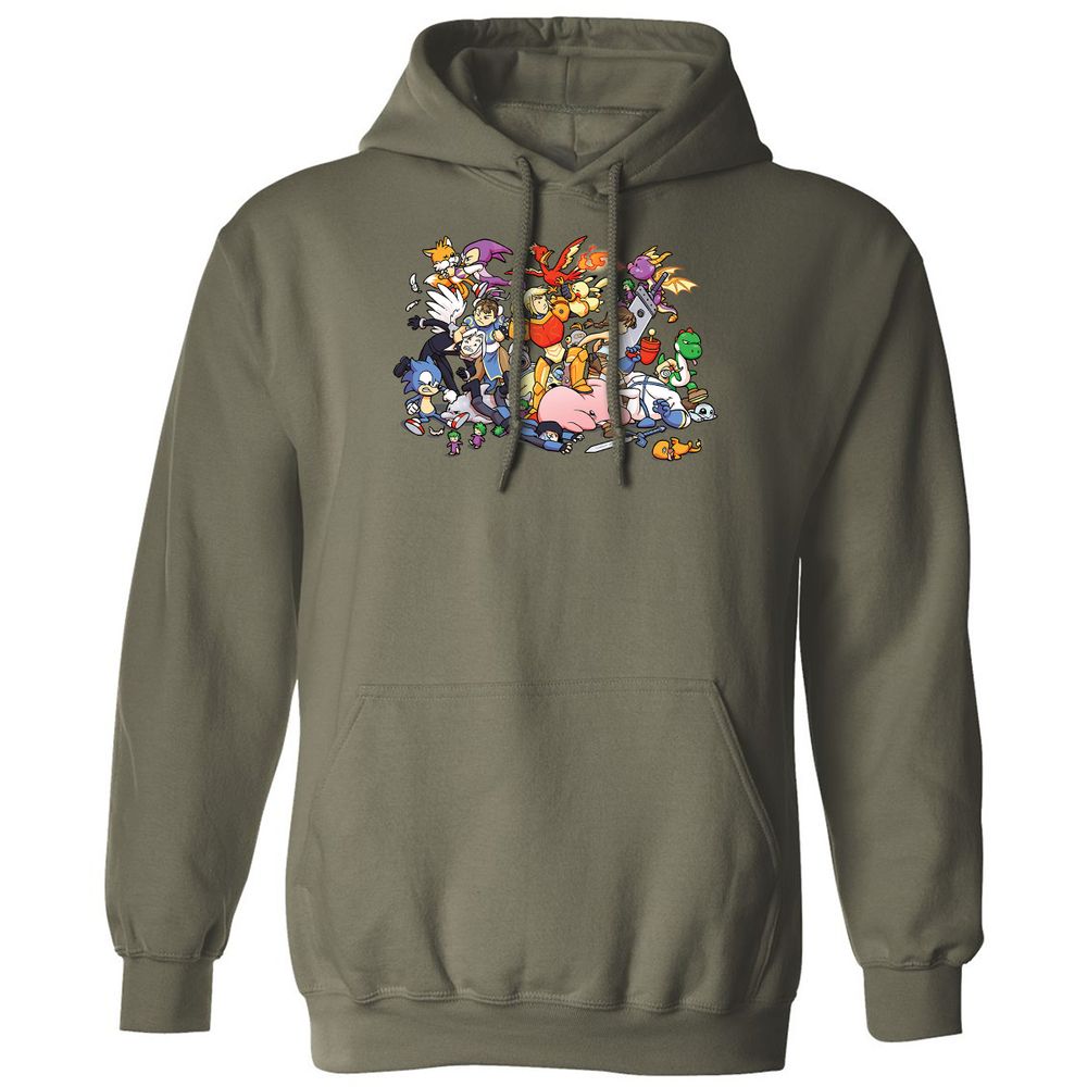 Classic Unisex Hoodie - DJZSD97W - Military Green - 4