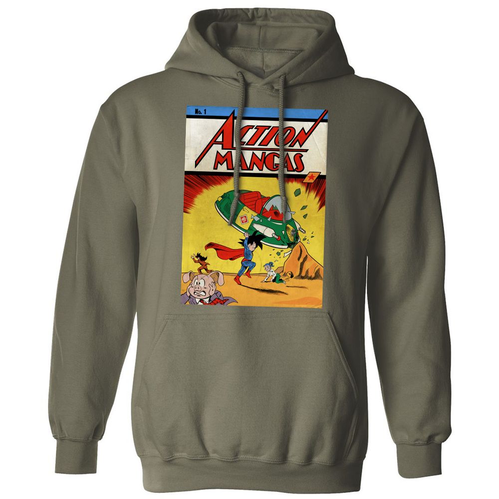 Classic Unisex Hoodie - L823WB85 - Military Green - 4