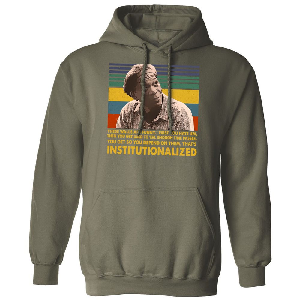 Classic Unisex Hoodie - 57L4XCXH - Military Green - 4