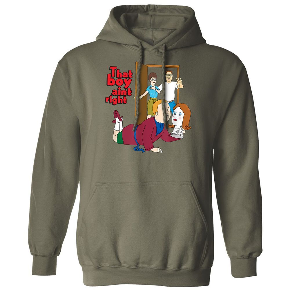 Classic Unisex Hoodie - BV6QE55Y - Military Green - 4