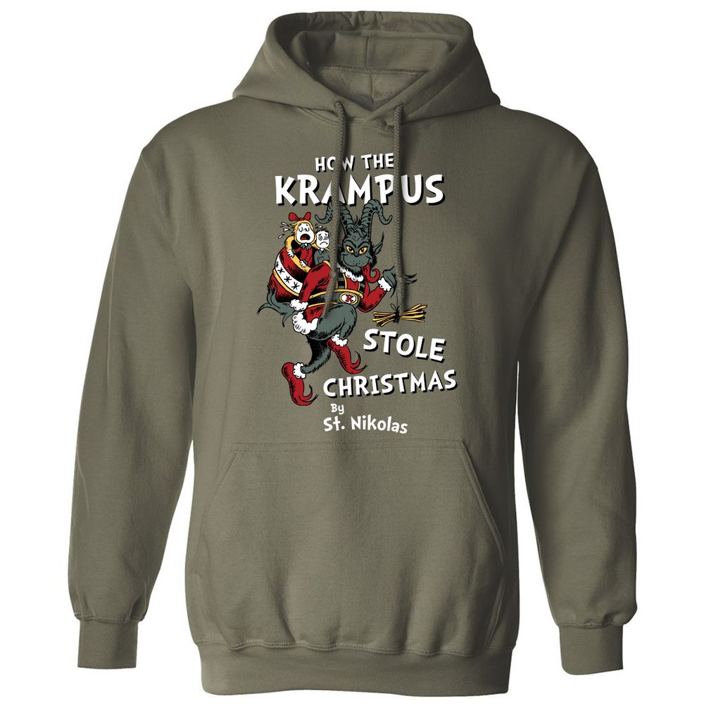 Classic Unisex Hoodie - HMD24B39 - Military Green - 4