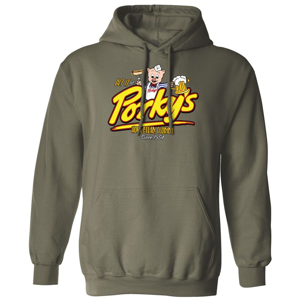 Classic Unisex Hoodie - EC6B8NQD - Military Green - 4