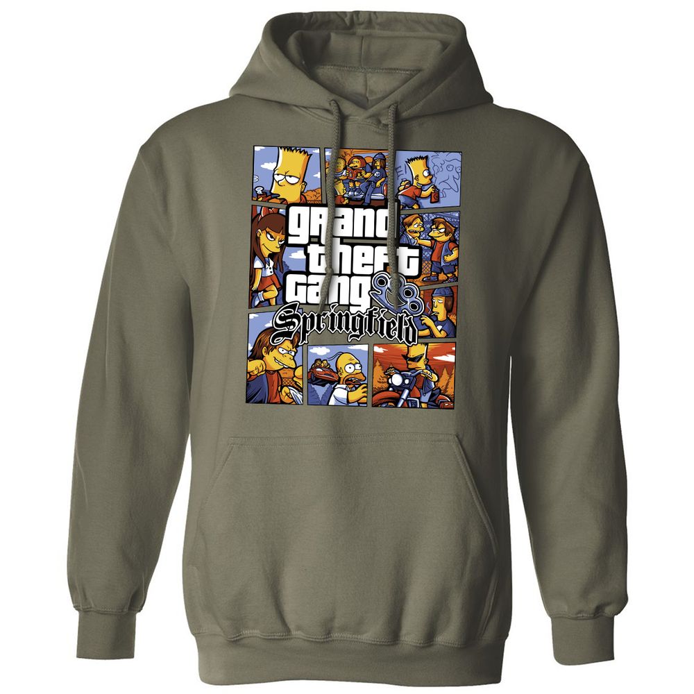 Classic Unisex Hoodie - Y81KBBQV - Military Green - 4