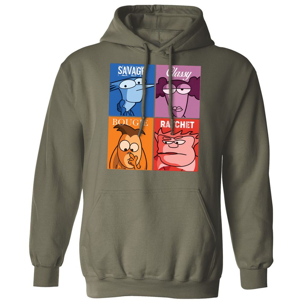 Classic Unisex Hoodie - 1H8KXP2R - Military Green - 4