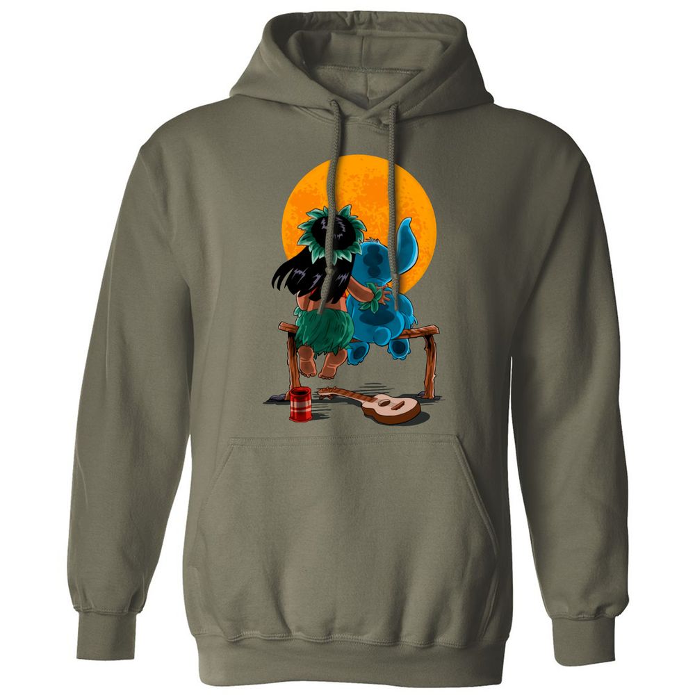 Classic Unisex Hoodie - PQE83S1W - Military Green - 4
