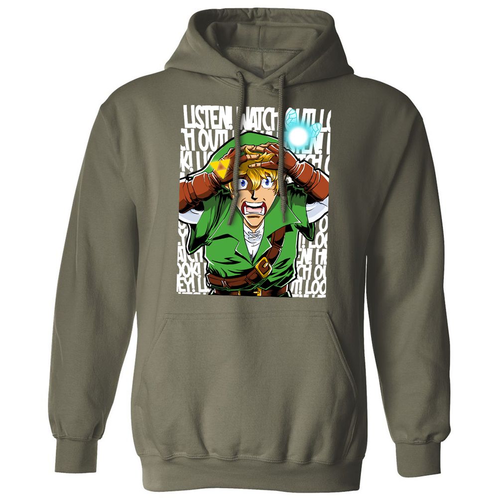 Classic Unisex Hoodie - KJEK48KP - Military Green - 4