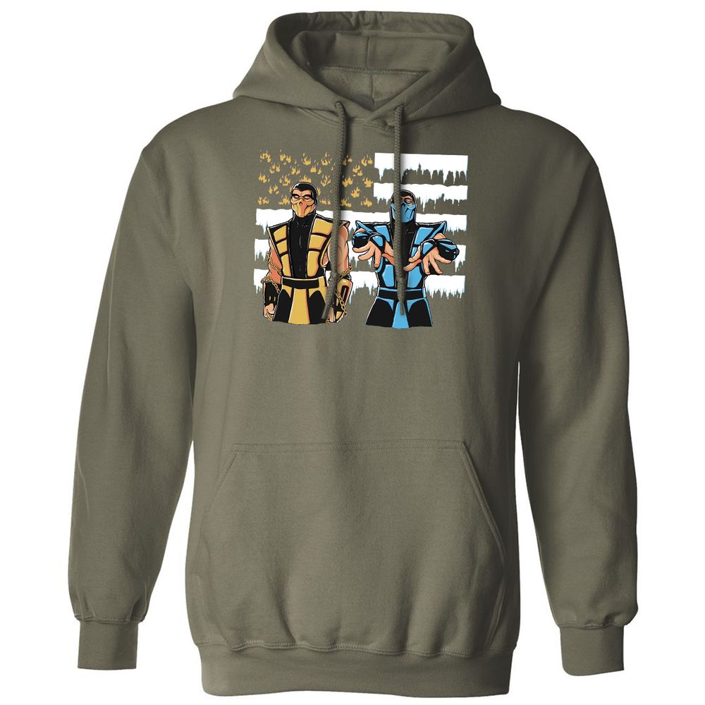 Classic Unisex Hoodie - QZPBTHBS - Military Green - 4