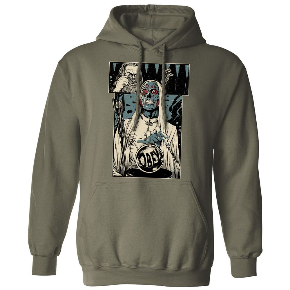 Classic Unisex Hoodie - Q6M65AVY - Military Green - 4