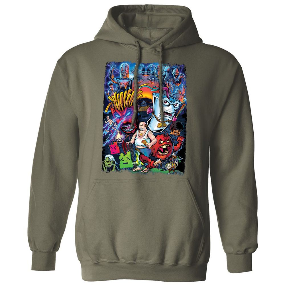Classic Unisex Hoodie - GUR7VKRJ - Military Green - 4
