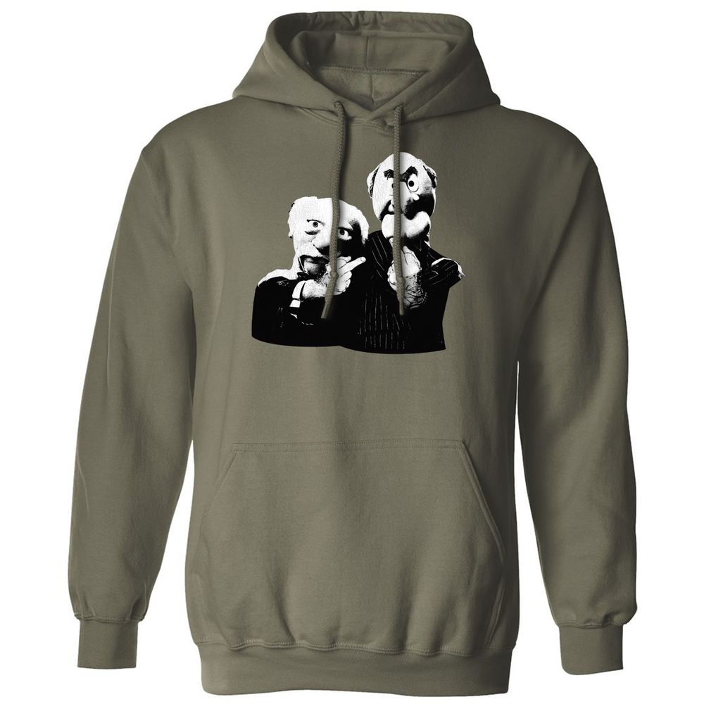 Statler and Waldorf Middle Finger - Military Green - 4