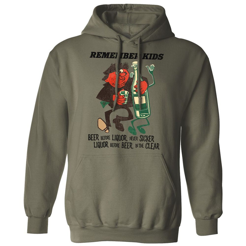 Classic Unisex Hoodie - WU6H71W8 - Military Green - 4