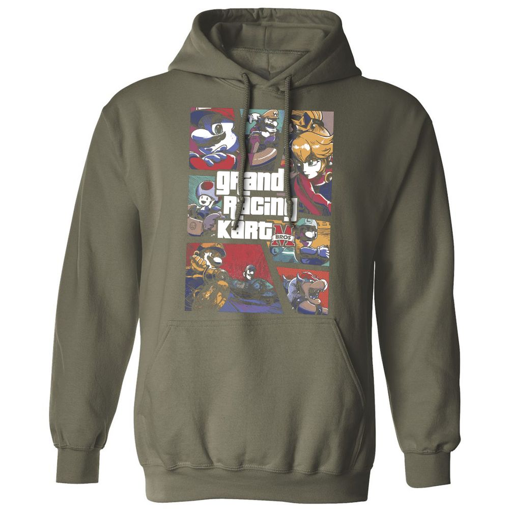 Classic Unisex Hoodie - NVGSZ8FF - Military Green - 4