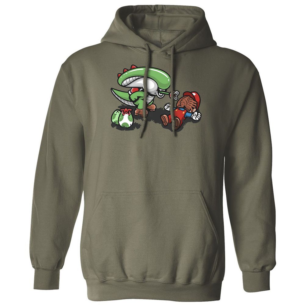 Classic Unisex Hoodie - JZS94ZNT - Military Green - 4