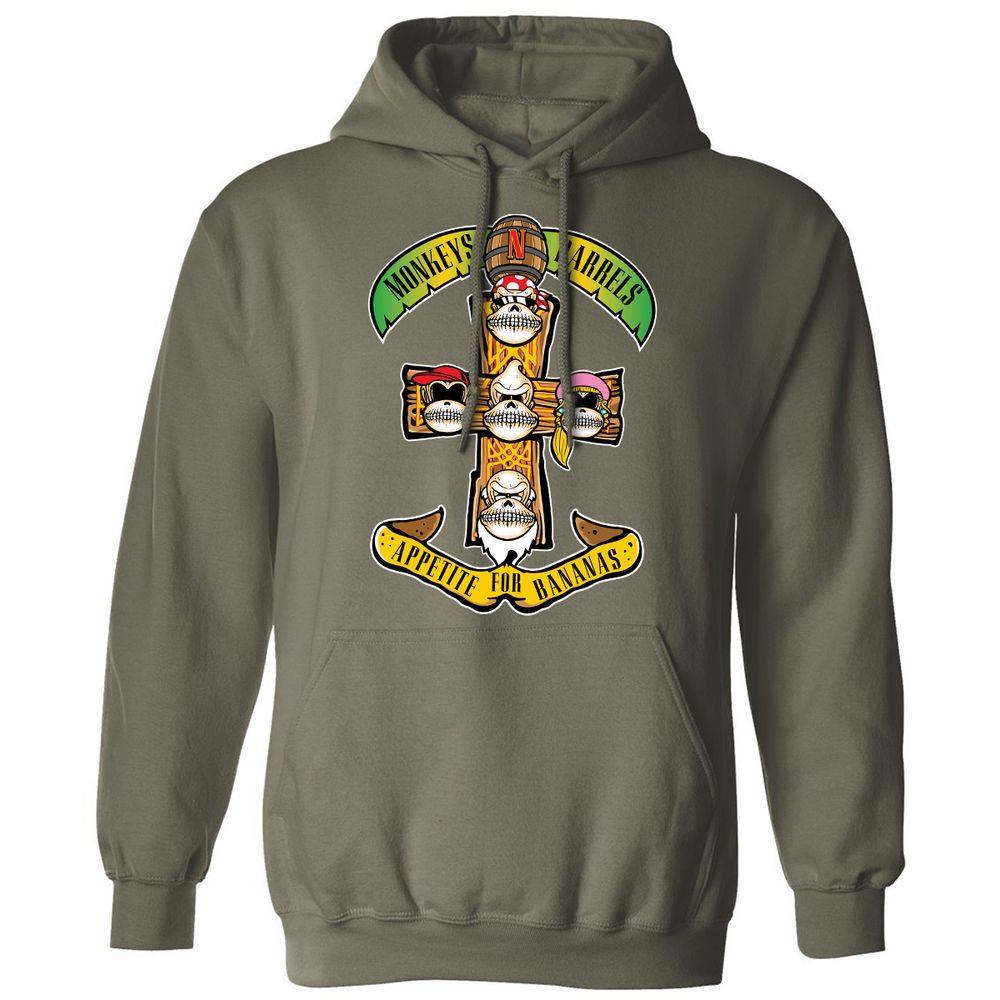 Classic Unisex Hoodie - Z66S6B6U - Military Green - 4
