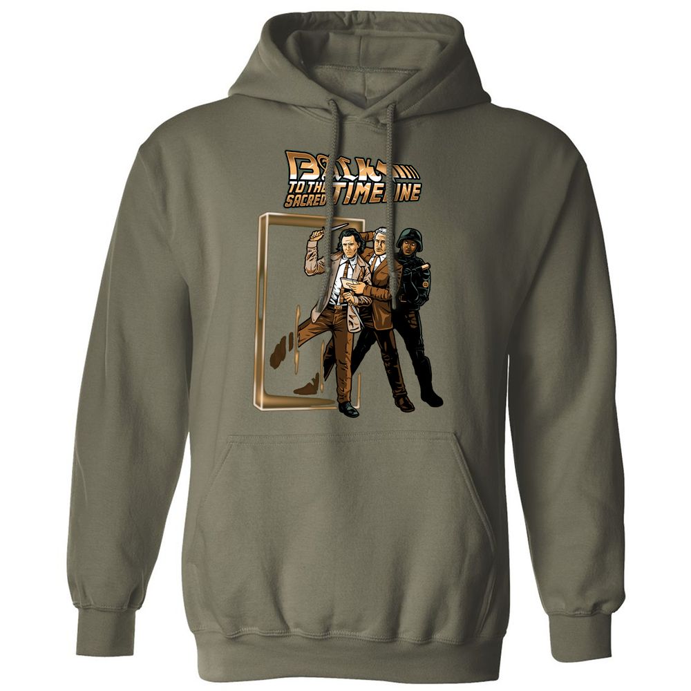 Classic Unisex Hoodie - M6FZT96A - Military Green - 4