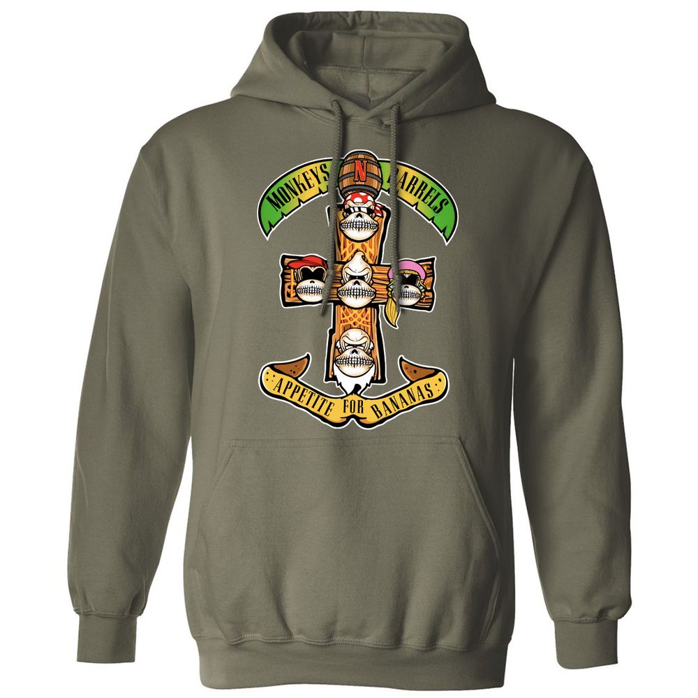 Classic Unisex Hoodie - NGX4TD6Q - Military Green - 4