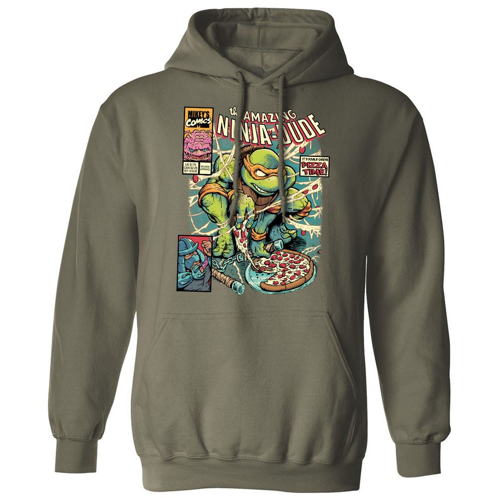 Classic Unisex Hoodie - K5UJRVY3 - Military Green - 4