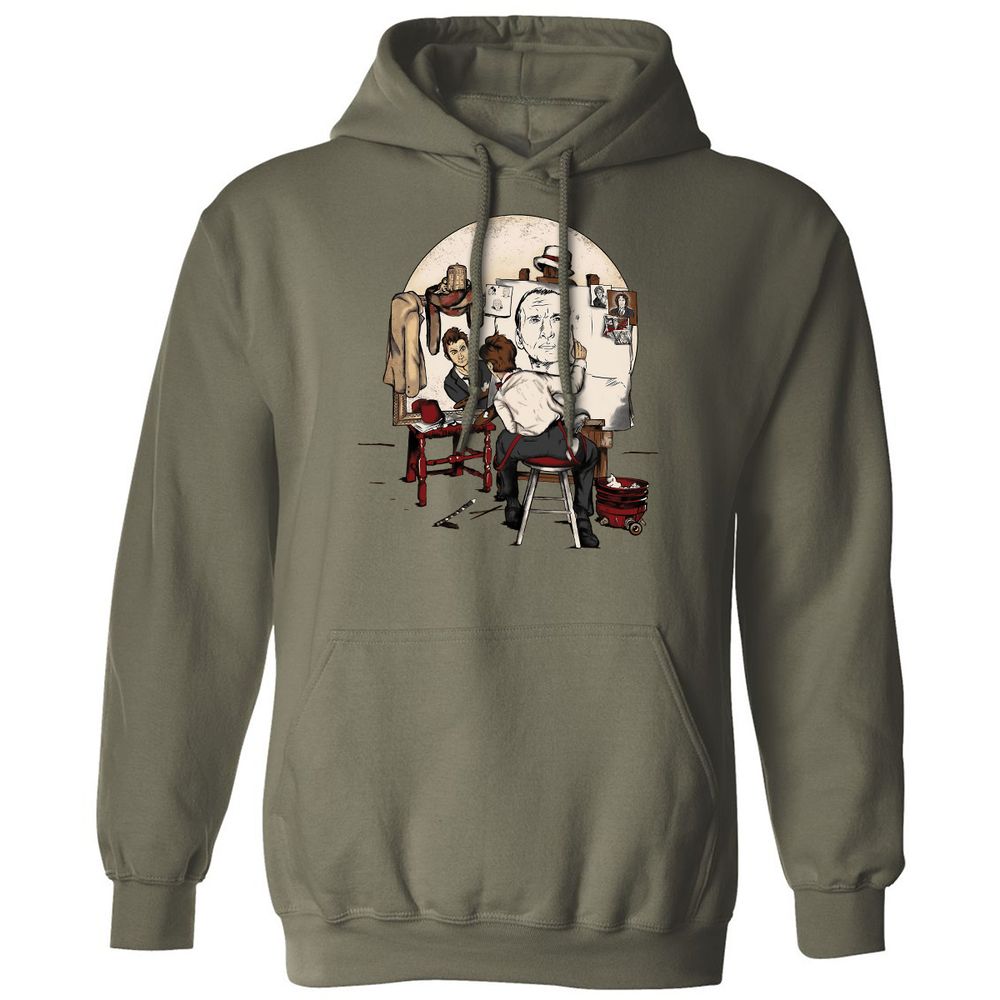 Classic Unisex Hoodie - VX9CTGGF - Military Green - 4