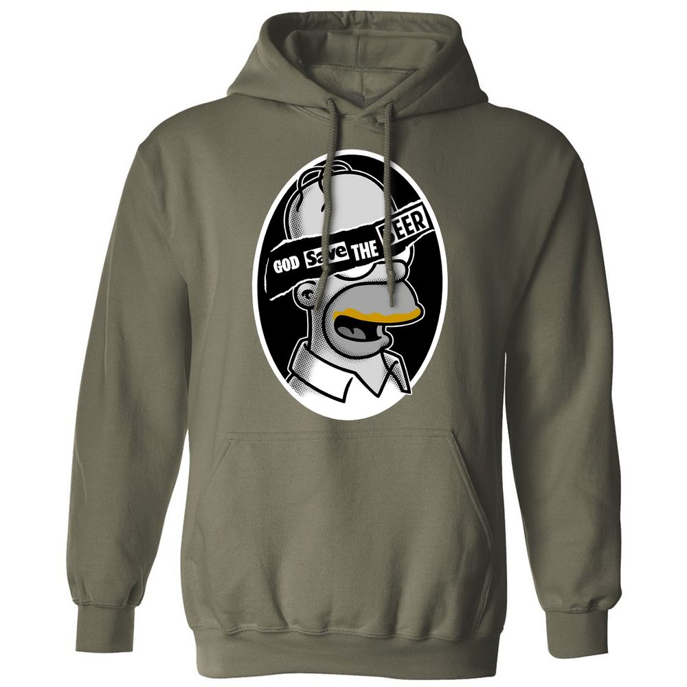 Classic Unisex Hoodie - ZNXPQWB8 - Military Green - 4