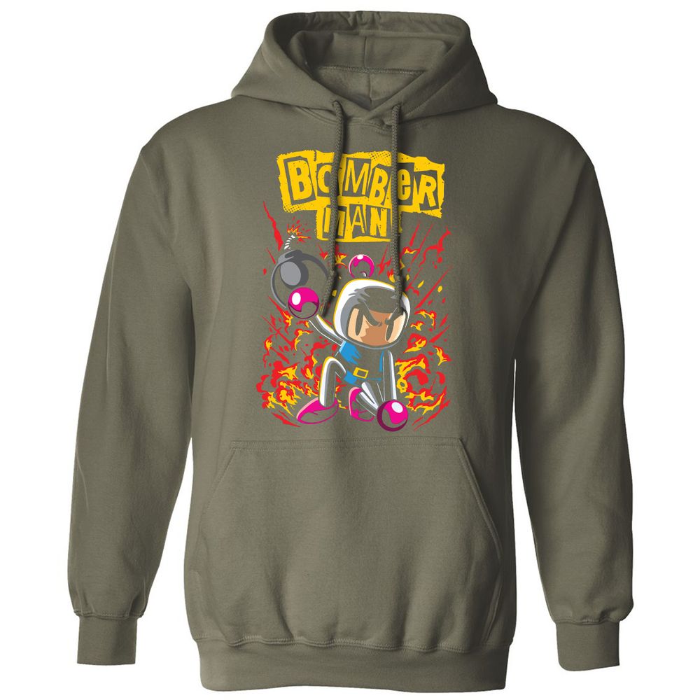 Classic Unisex Hoodie - VK7KGMU2 - Military Green - 4