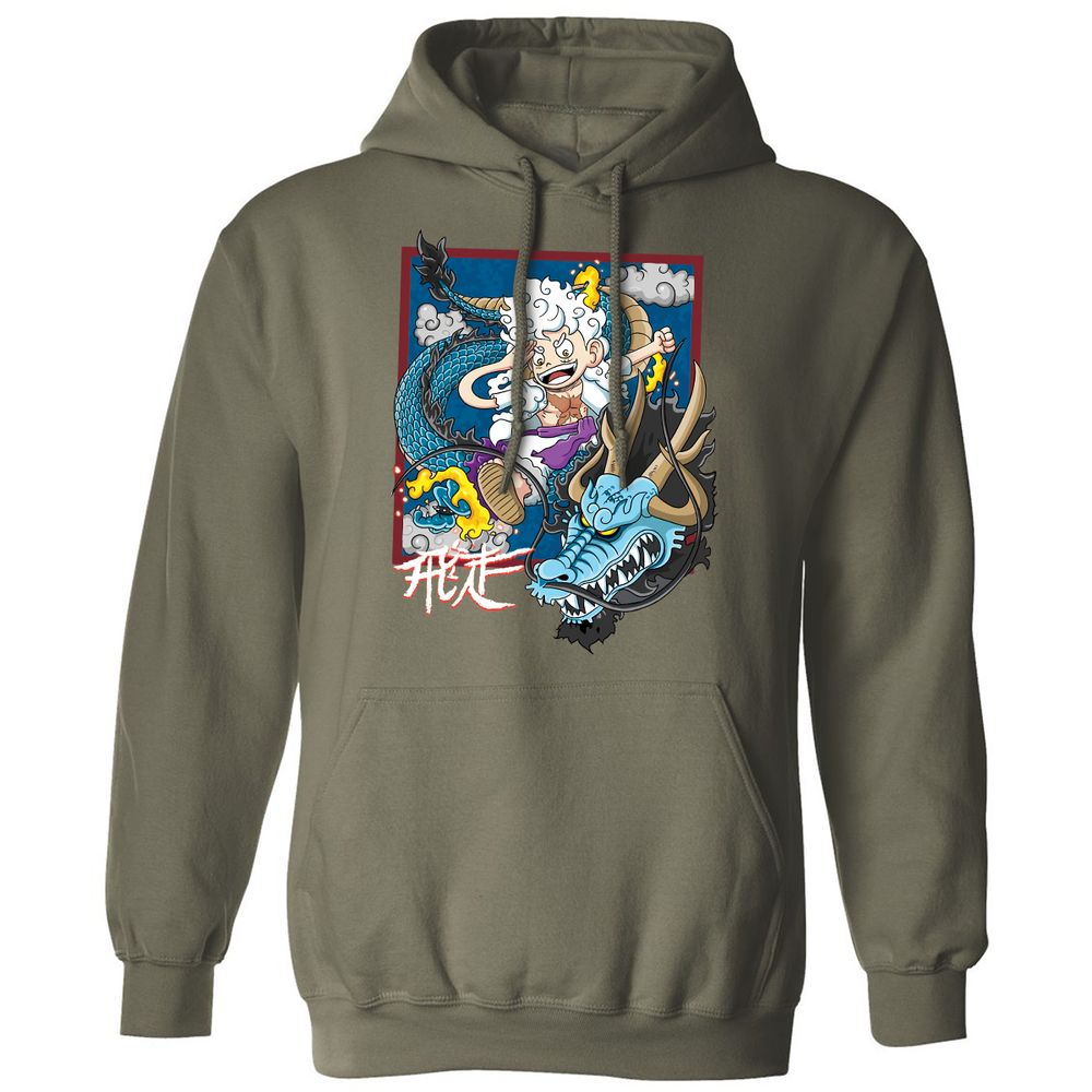 Classic Unisex Hoodie - QMHDWU5Z - Military Green - 4