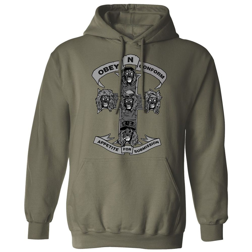 Classic Unisex Hoodie - E494JEGW - Military Green - 4