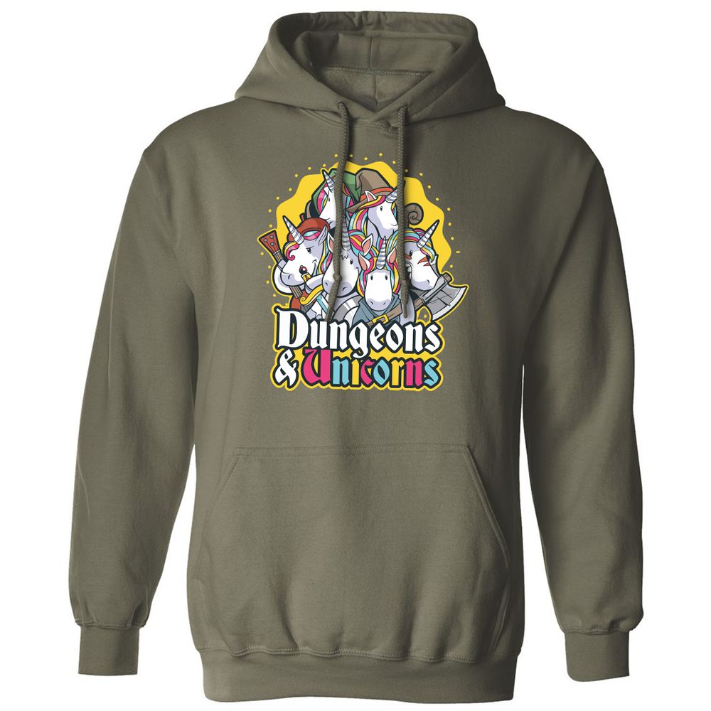 Classic Unisex Hoodie - B8W5SUJC - Military Green - 4