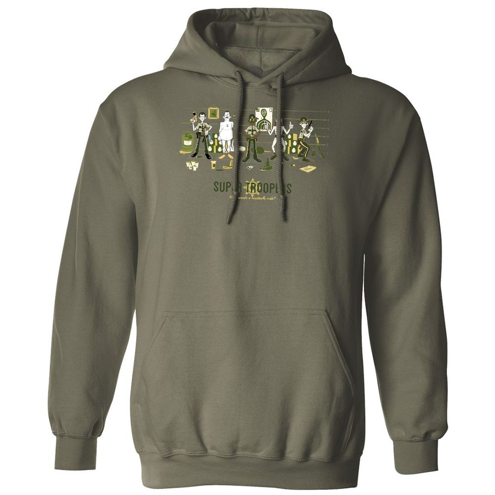 Classic Unisex Hoodie - 3CELP44L - Military Green - 4