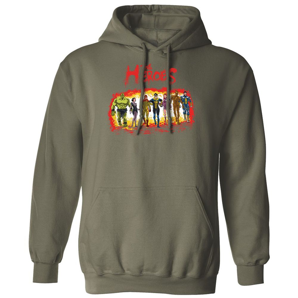 Classic Unisex Hoodie - J7MK5ZLS - Military Green - 4