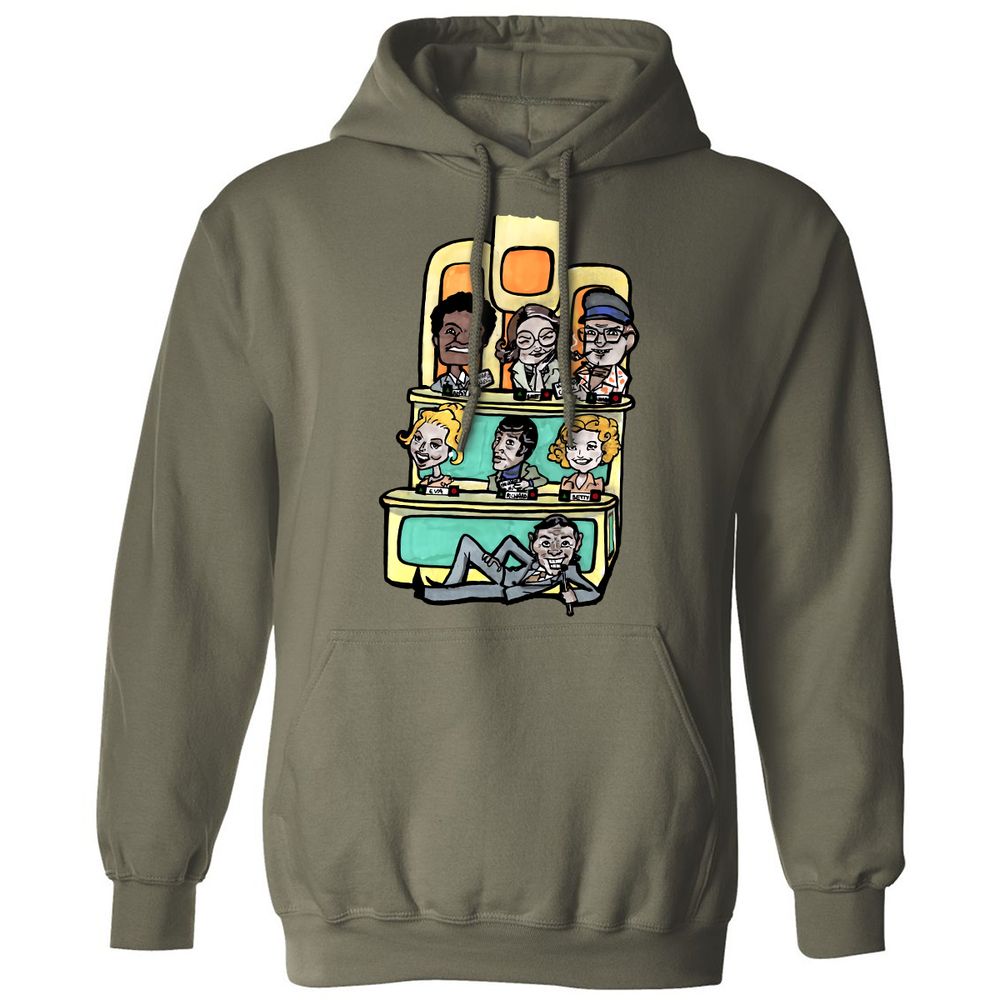 Classic Unisex Hoodie - XJBP51B9 - Military Green - 4
