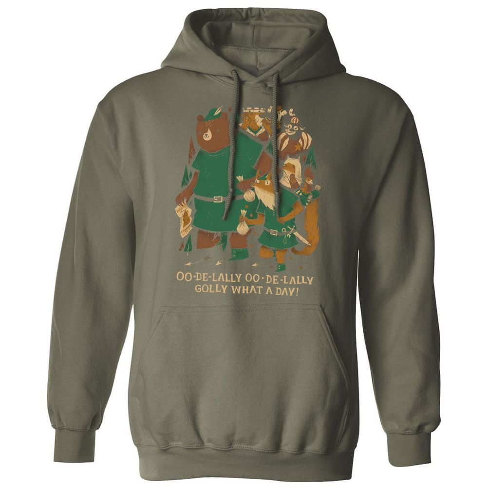 Classic Unisex Hoodie - C139DLXU - Military Green - 4