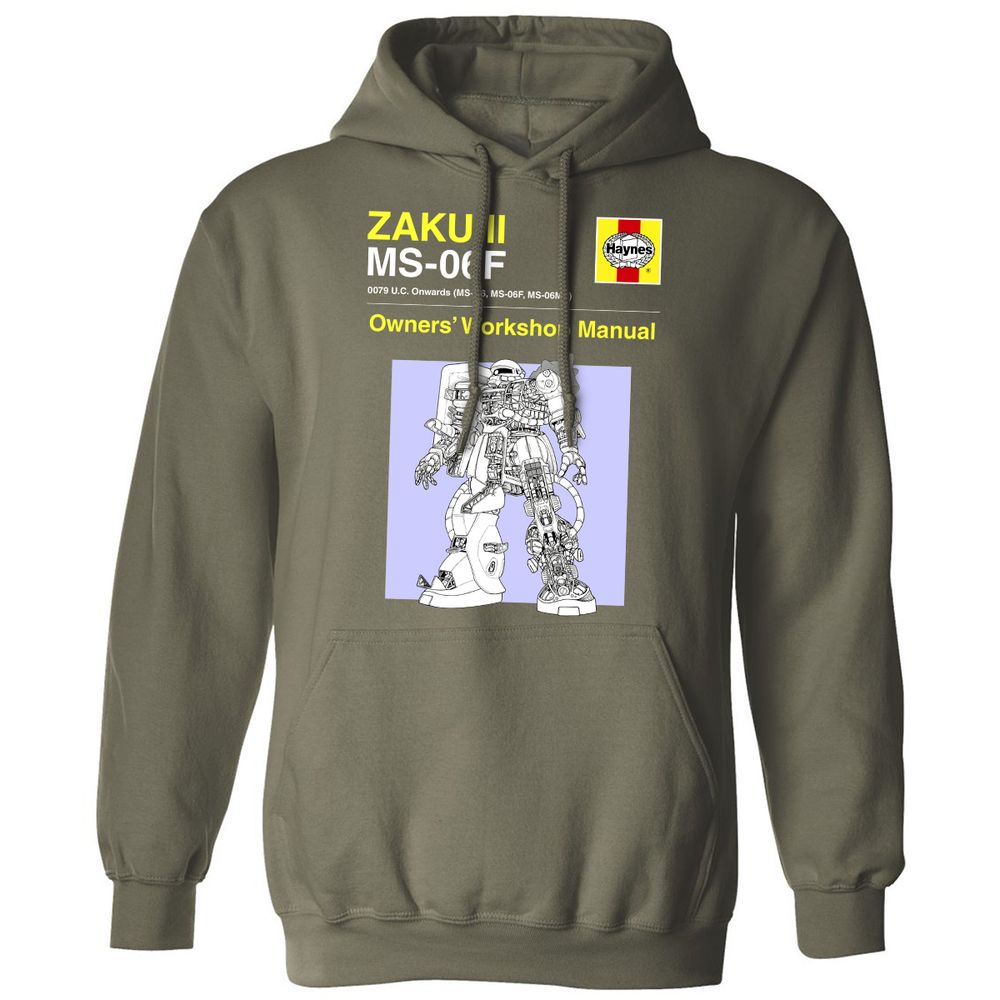 Classic Unisex Hoodie - ZQE46RCY - Military Green - 4